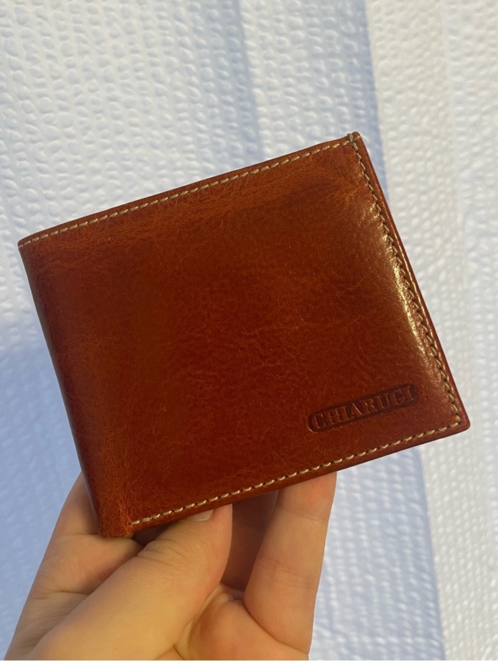 Genuine leather mens wallet